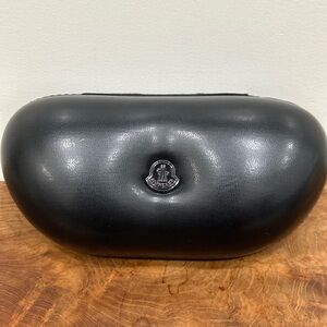 Moncler Black leather sunglasses Case